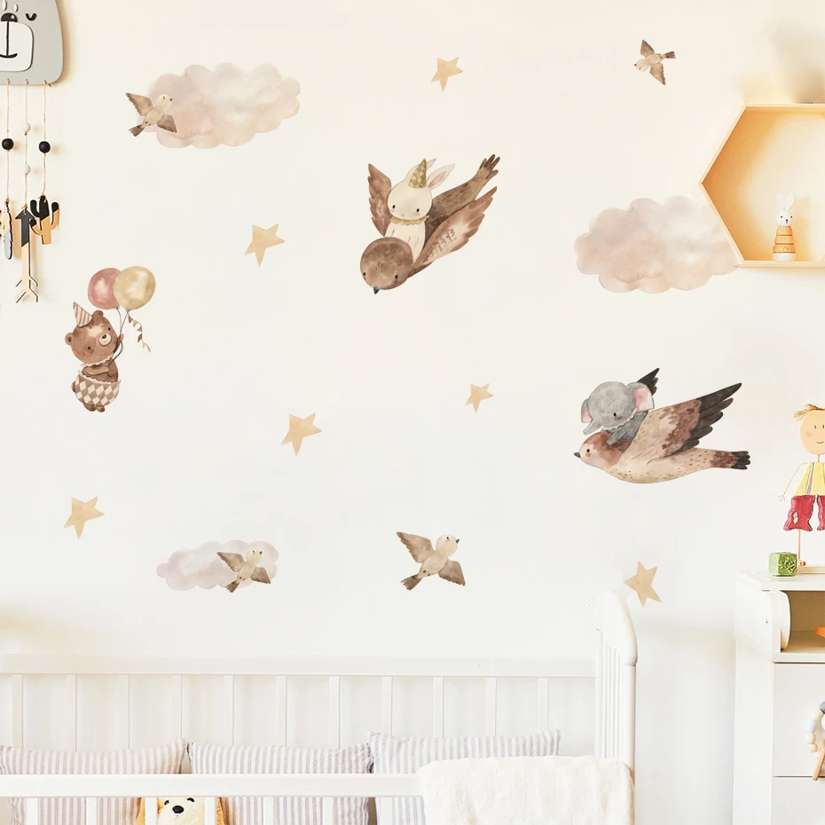 Vinilos decorativos con animales para habitación infantil - imagen 2