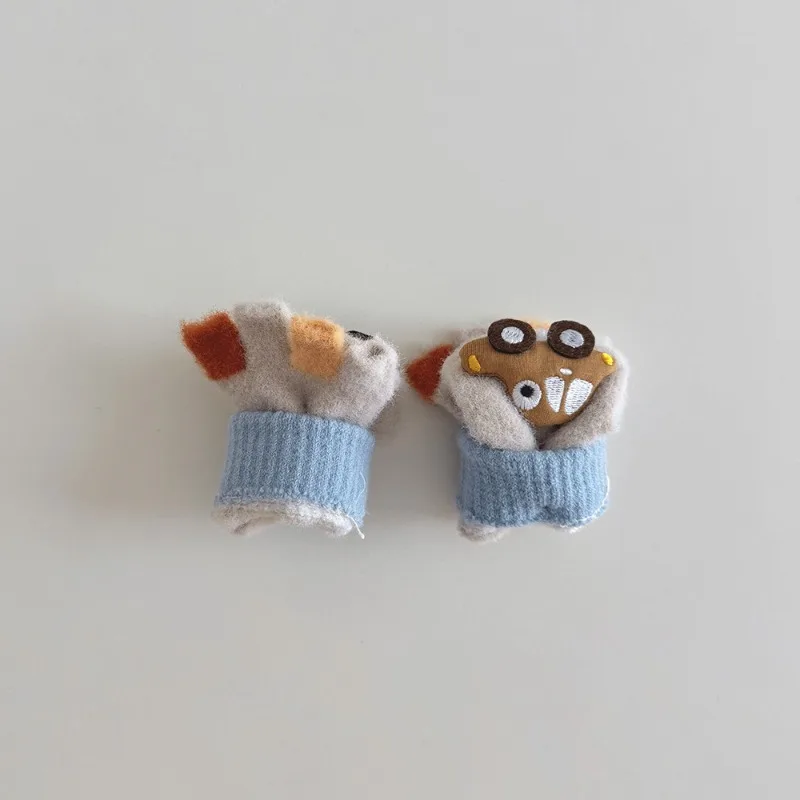 Guantes medio dedo térmicos para niños: antideslizantes y táctiles - imagen 4
