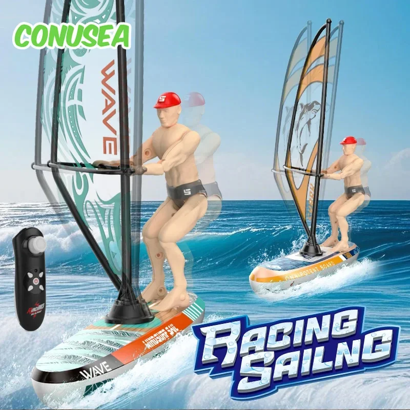 Barco RC acrobático con control remoto para juegos acuáticos
