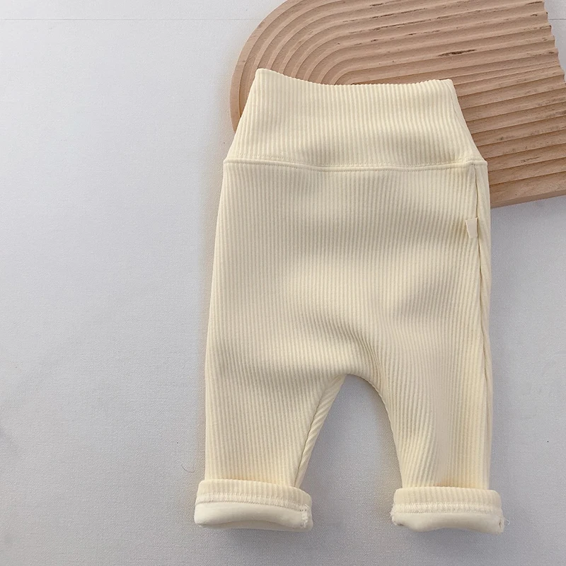 MILANCEL Leggings térmicos de lana para bebé – Suave y abrigado - imagen 3