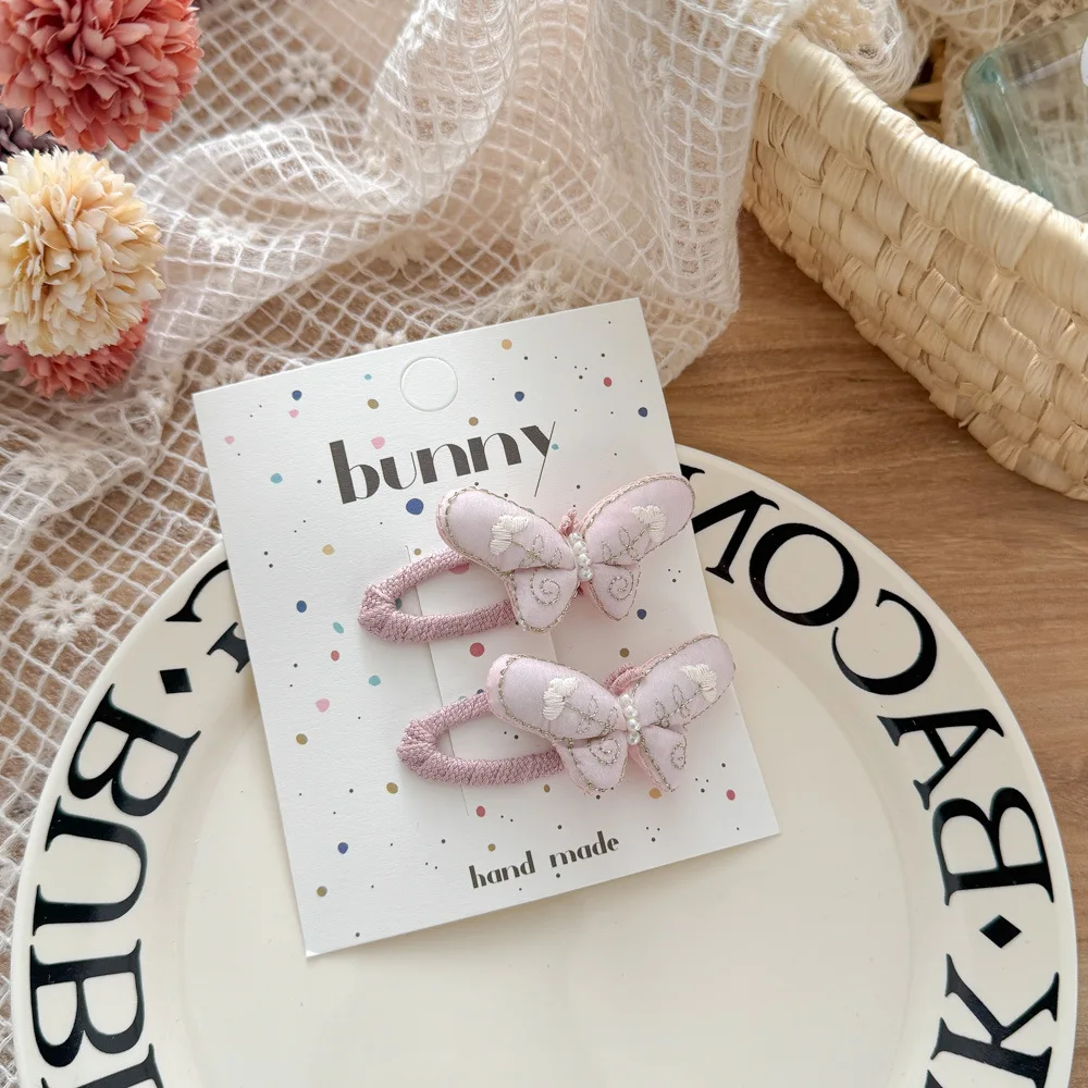 Clips de pelo seta y conejo para niña - Pack Rosa - imagen 5