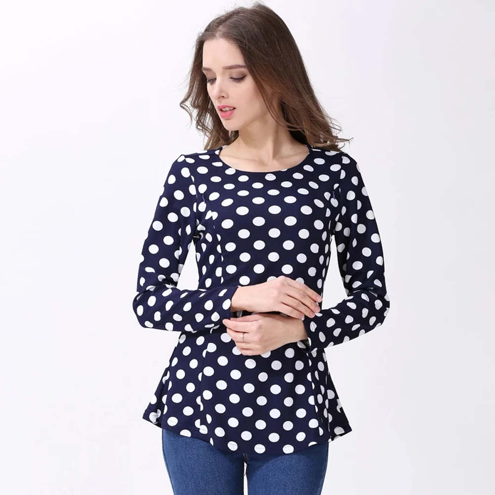 Túnica de lactancia suave y elástica de manga larga con cremallera lateral - imagen 5