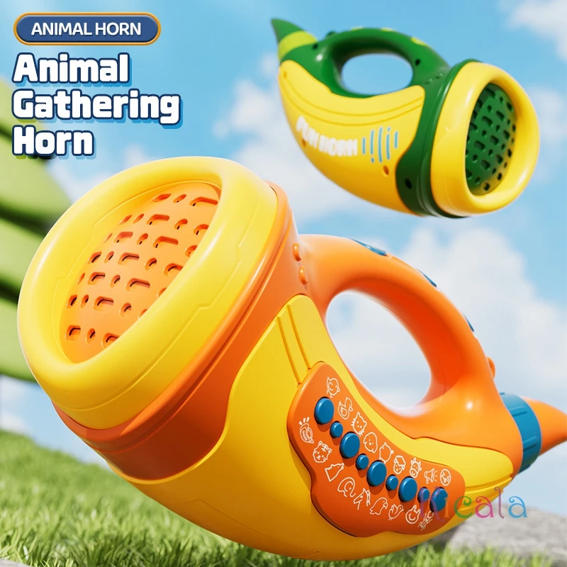 Cuerno de soplado musical infantil con sonidos de animales - imagen 5