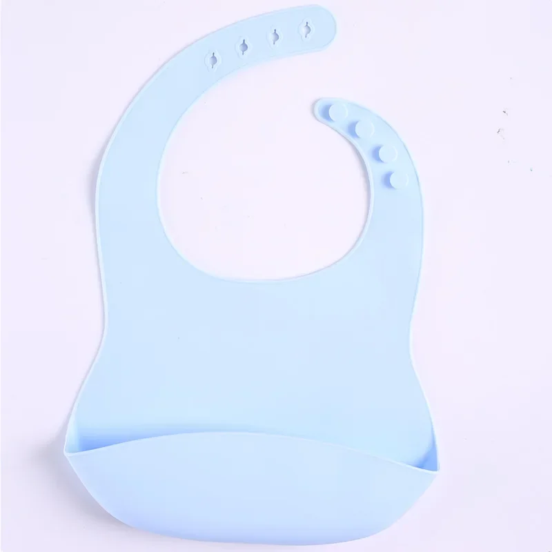 Baberos de arroz silicona para bebés – Impermeables suaves al comer - imagen 2