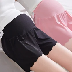 Shorts premamá de seda fría – Transpirables y elásticos para embarazo