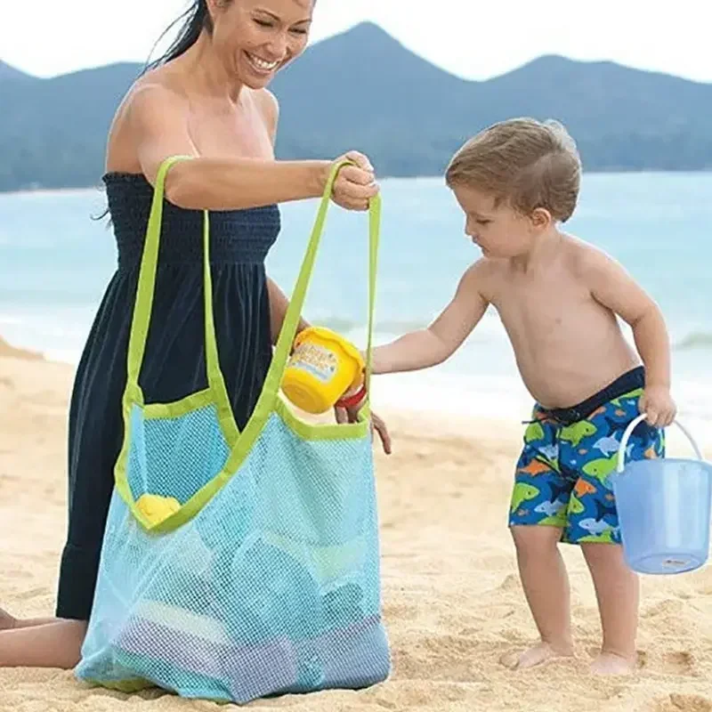 Bolsa de playa malla portátil para juguetes y baño infantil - imagen 4