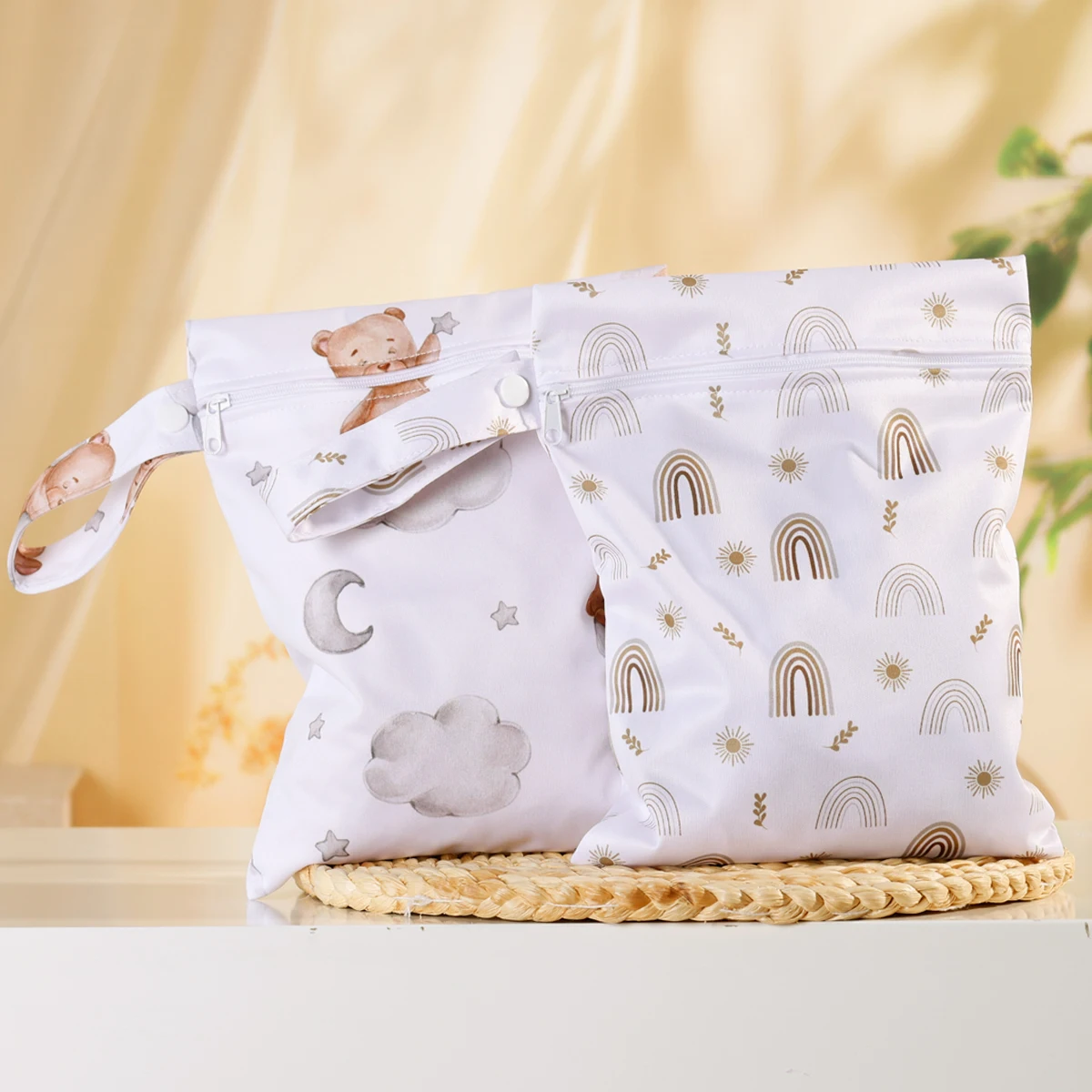 Bolsa impermeable Elinfant para pañales – Doble función húmeda y seca - imagen 2