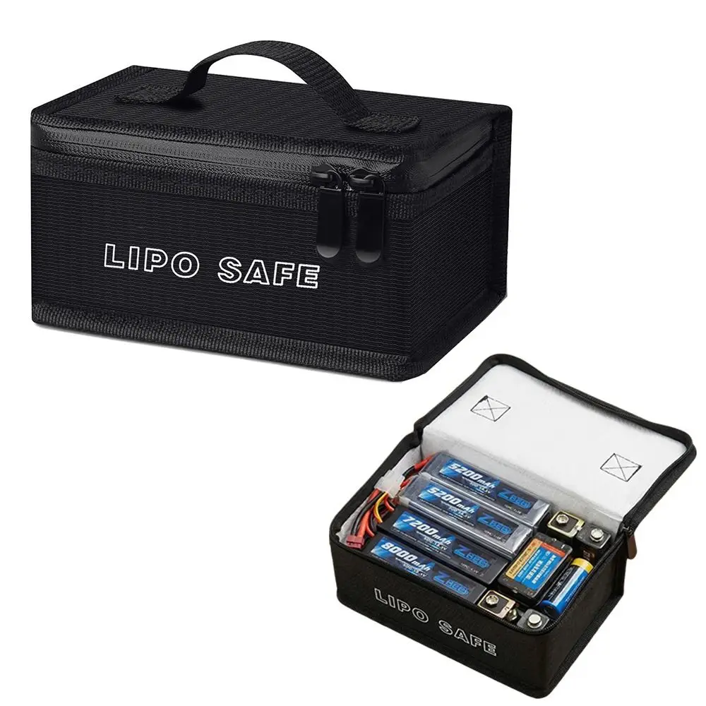 Bolsa ignífuga para baterías Lipo – Funda protectora antiexplosión - imagen 4