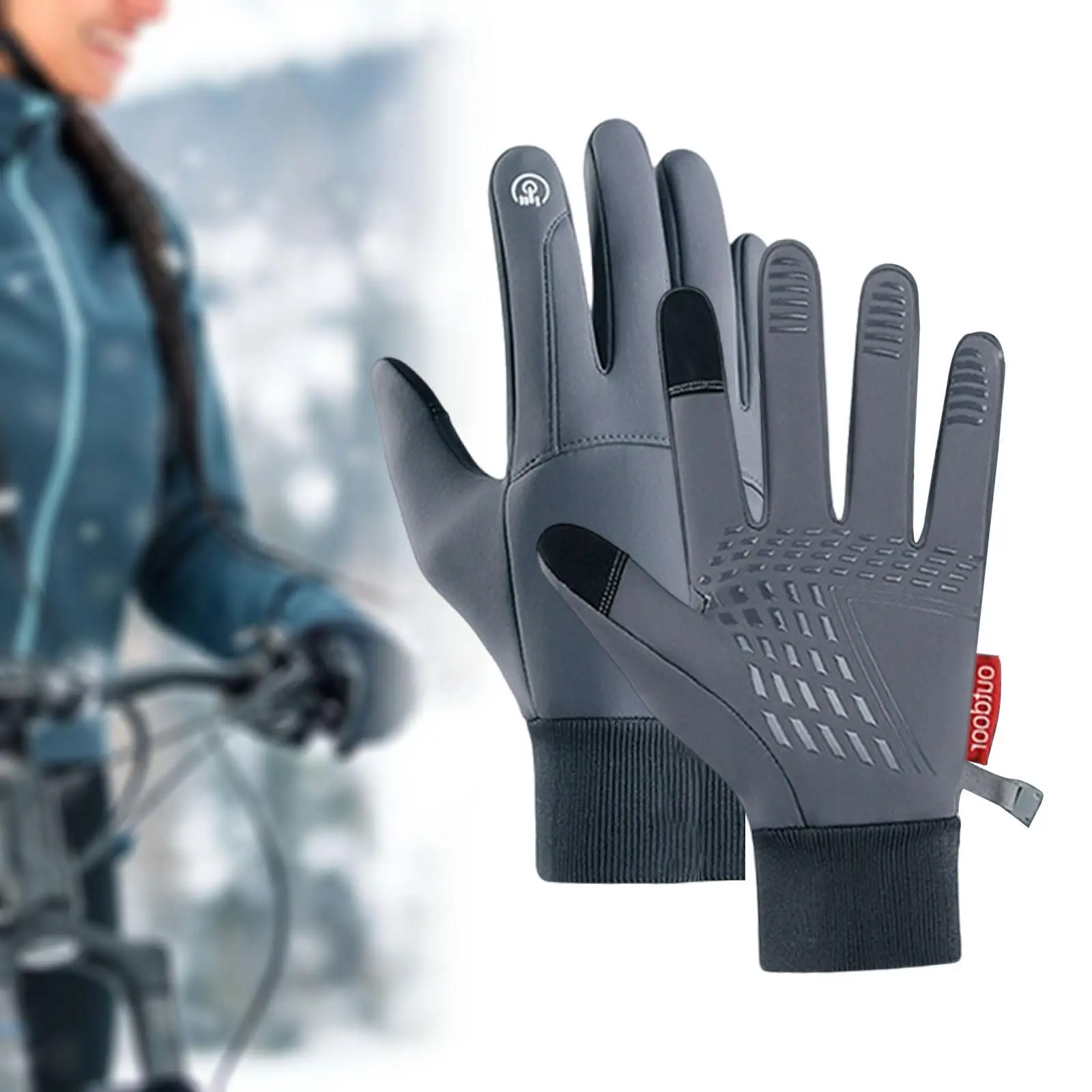 Vista trasera de los guantes mostrando el diseño completo