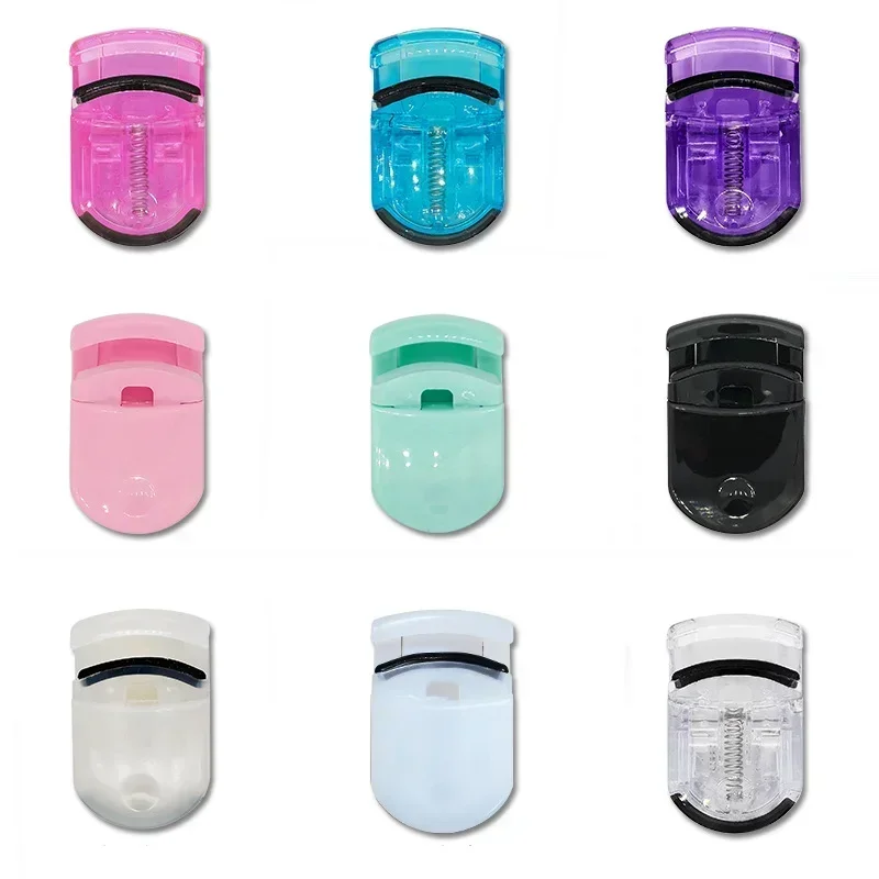 Rizador de pestañas mini para maquillaje con clip auxiliar