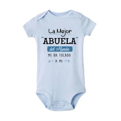 Body Moved Me para recién nacido – Estampado mejor abuela del mundo