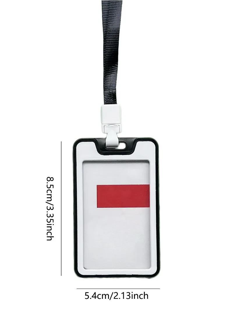 Detalle del material y cierre del lanyard