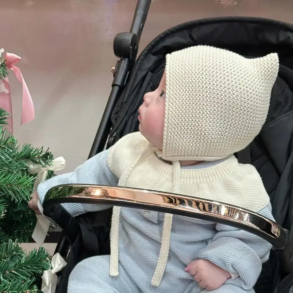 Gorro de punto con orejeras para bebé – Cálido y transpirable - imagen 4