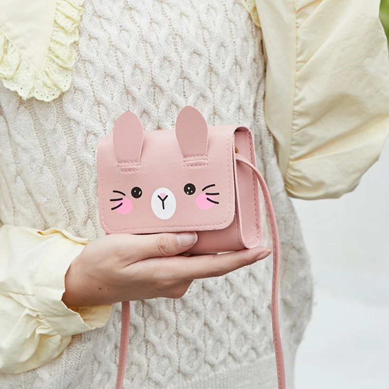 Bolso bandolera mini de PU infantil para niñas, estilo princesa - imagen 4