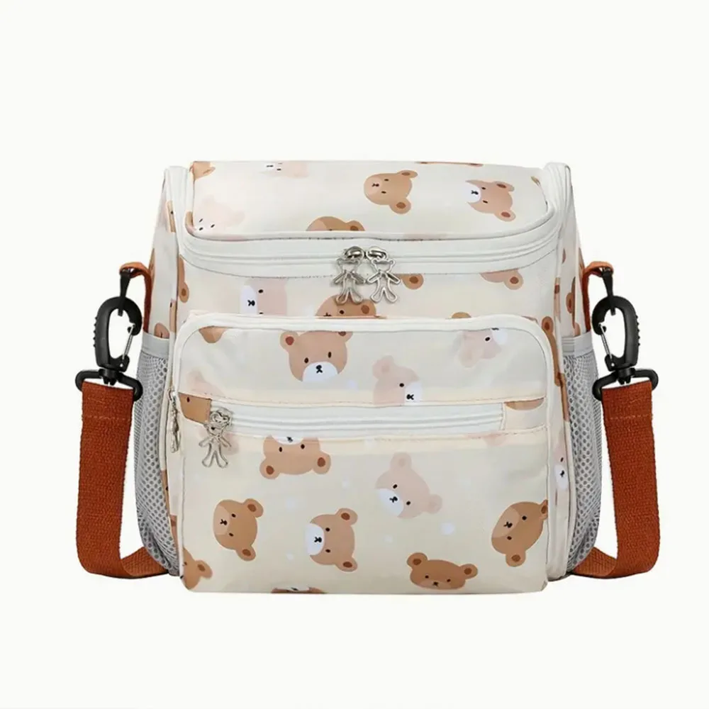 Bolso bandolera maternidad grande con múltiples bolsillos bebé - imagen 2