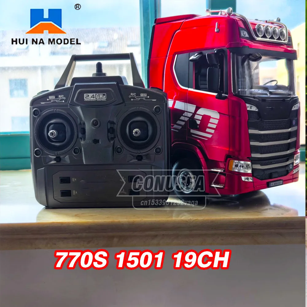 HUINA 770S camión teledirigido remolque tractor de juguete RC - imagen 4