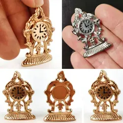 Reloj de escritorio en miniatura con alarma para casa de muñecas