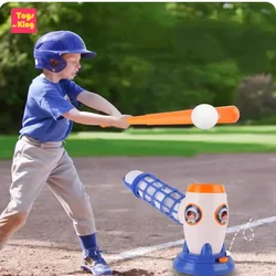 Lanzador de béisbol eléctrico infantil con pelota tenis