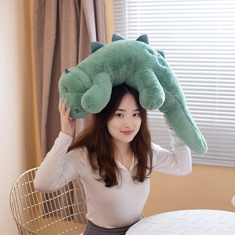 Peluche dinosaurio grande y largo