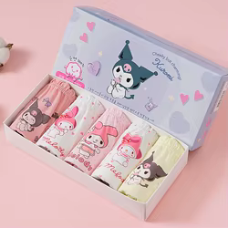 Bragas de algodón Kuromi Melody para niña – Suaves y transpirables