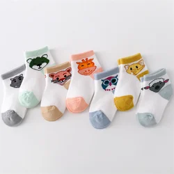 Calcetines suaves de algodón con estampados para bebé niña (0-24 meses)