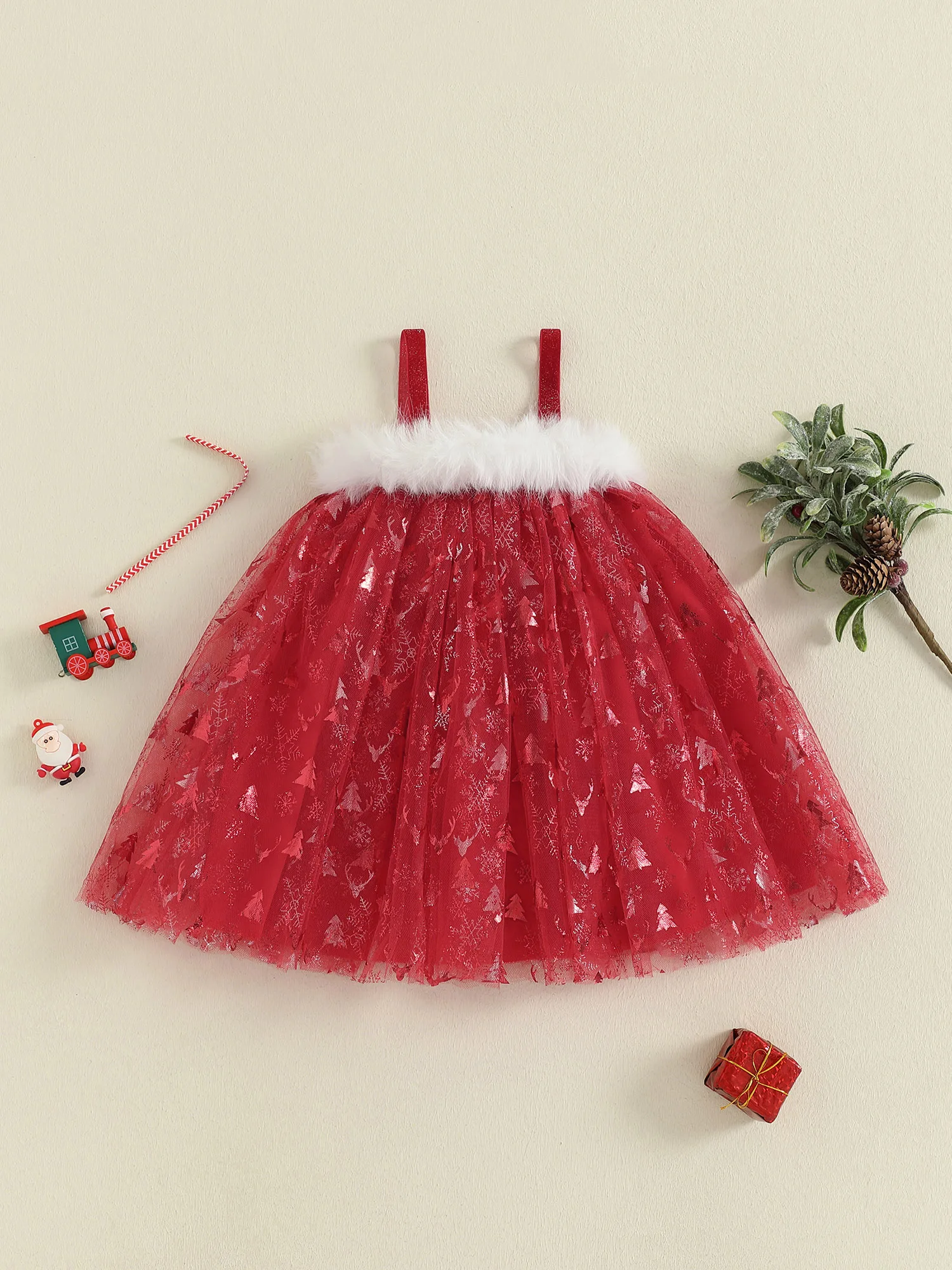 Acabados y patchwork en el vestido de Navidad