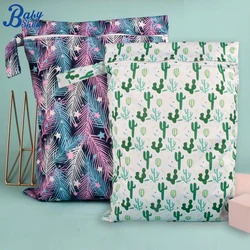 Bolsa húmeda reutilizable para pañales de tela impermeable viajes