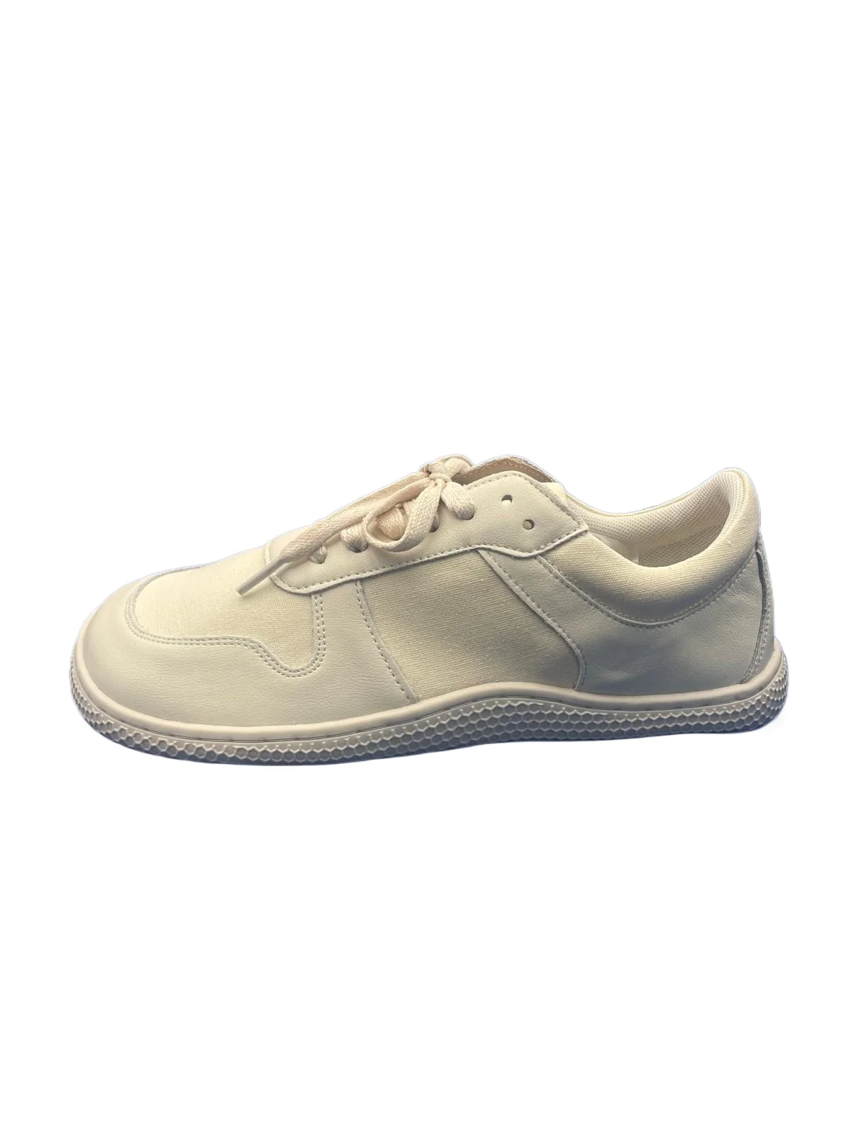 Tipsietoes Zapatillas descalzas de cuero y lona unisex, puntera ancha - imagen 4