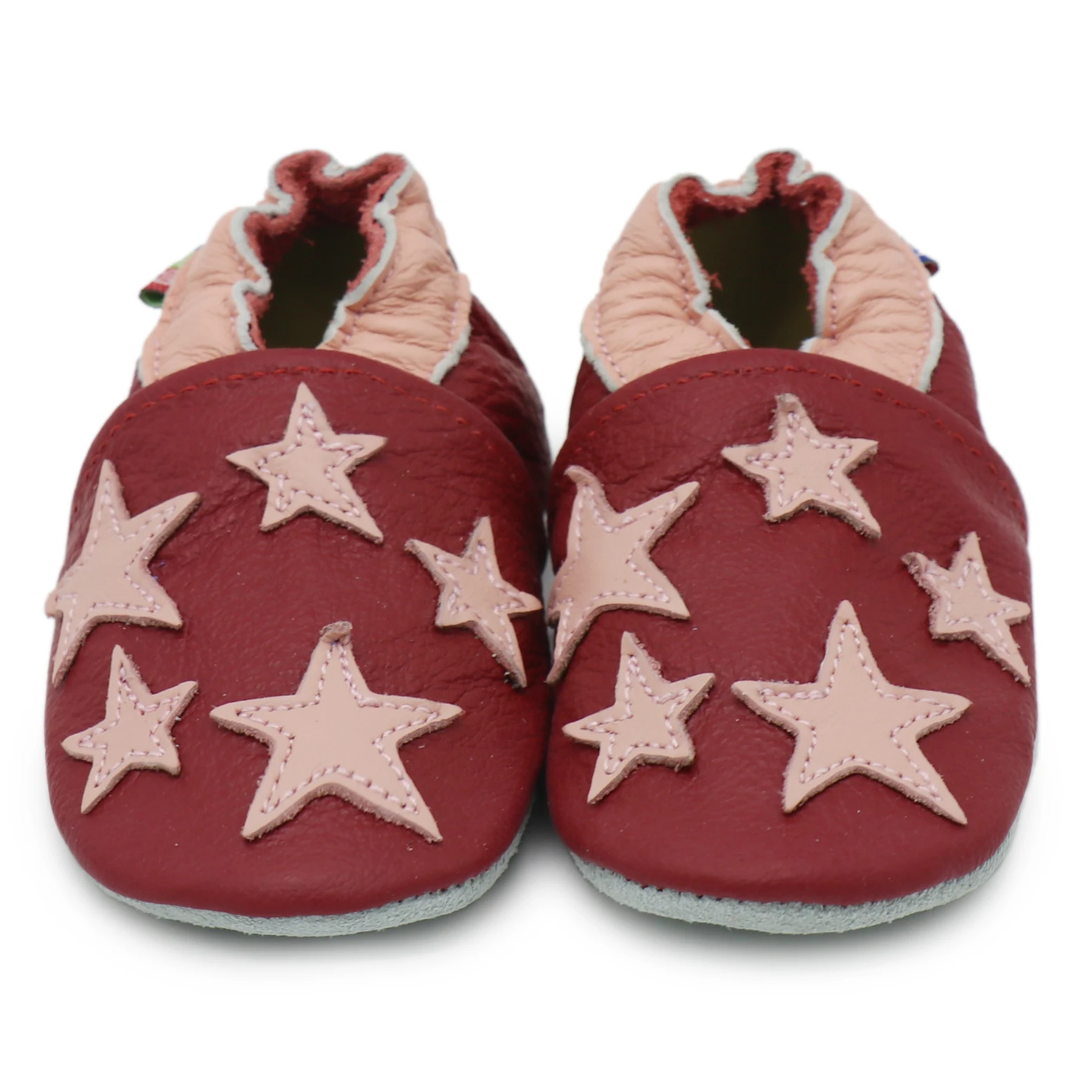 Carozoo Zapatillas prewalker de cuero para primeros pasos de bebé - imagen 3