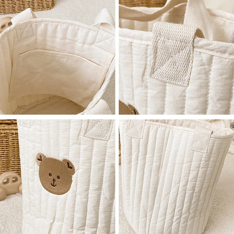 Bolsa de pañales acolchada para cochecito – Organizador portabebés - imagen 2