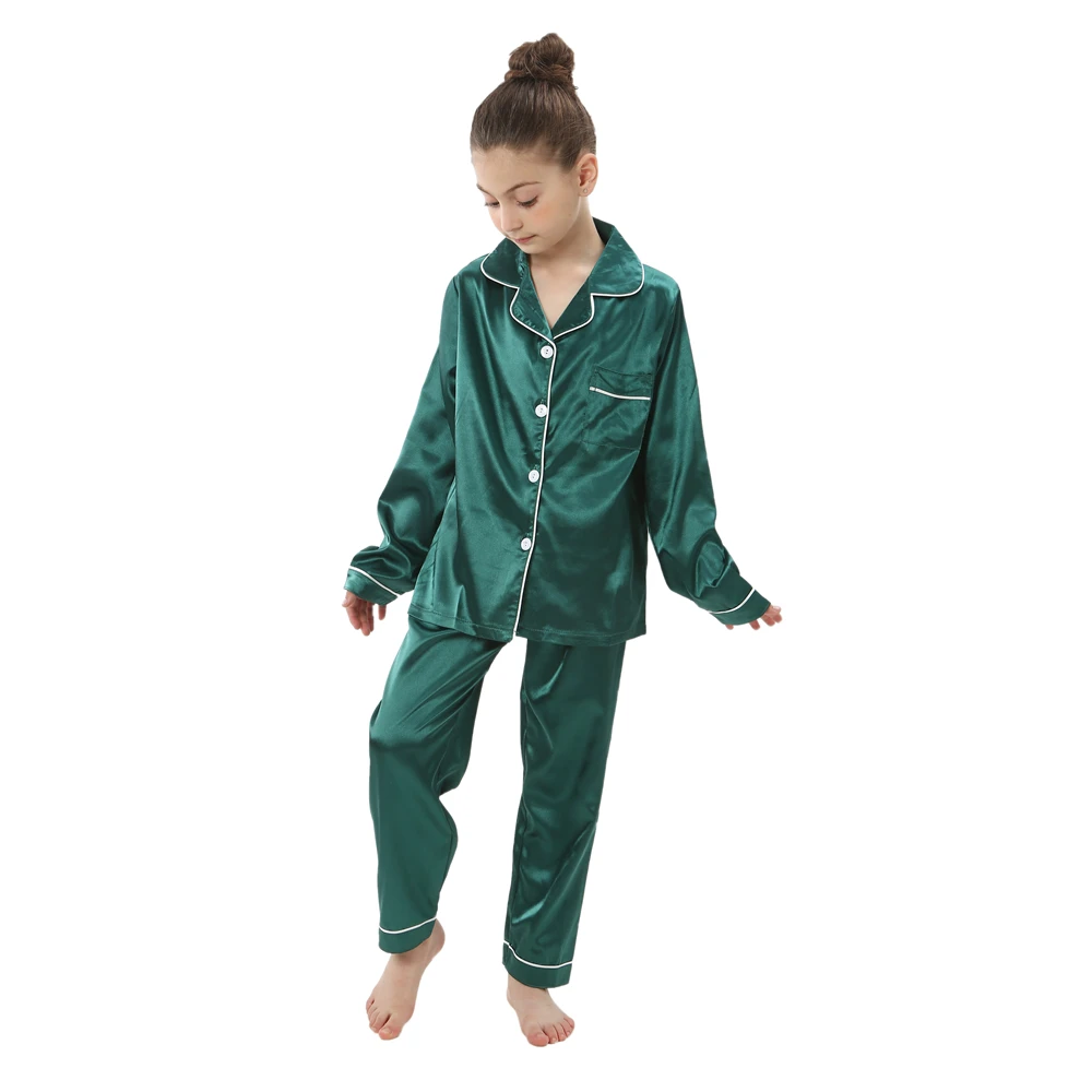 Pijama de satén tipo camisón para bebé, cómodo al dormir de noche - imagen 2
