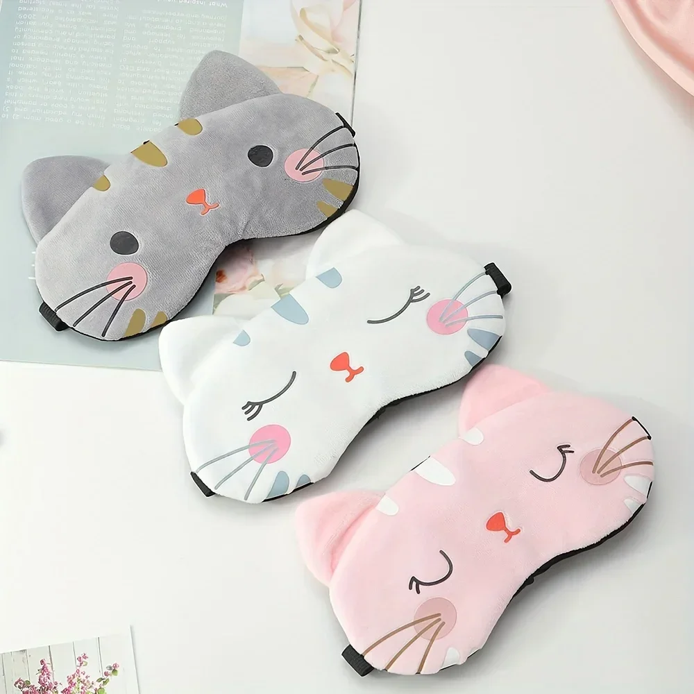 Mascarilla para dormir plegable de viaje con dibujos animados - imagen 3