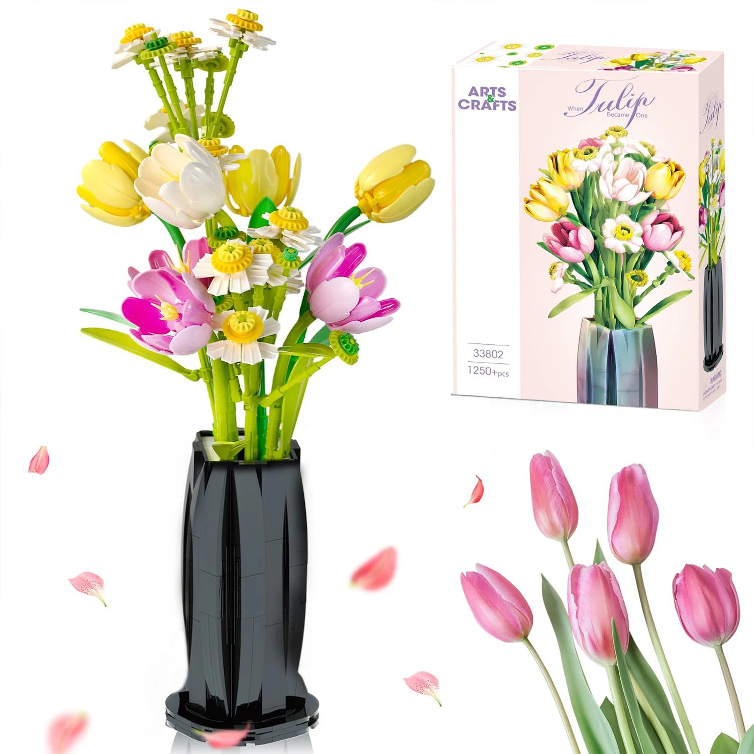 Bloques de construcción Flor de Tulipán – Set educativo para niños - imagen 5