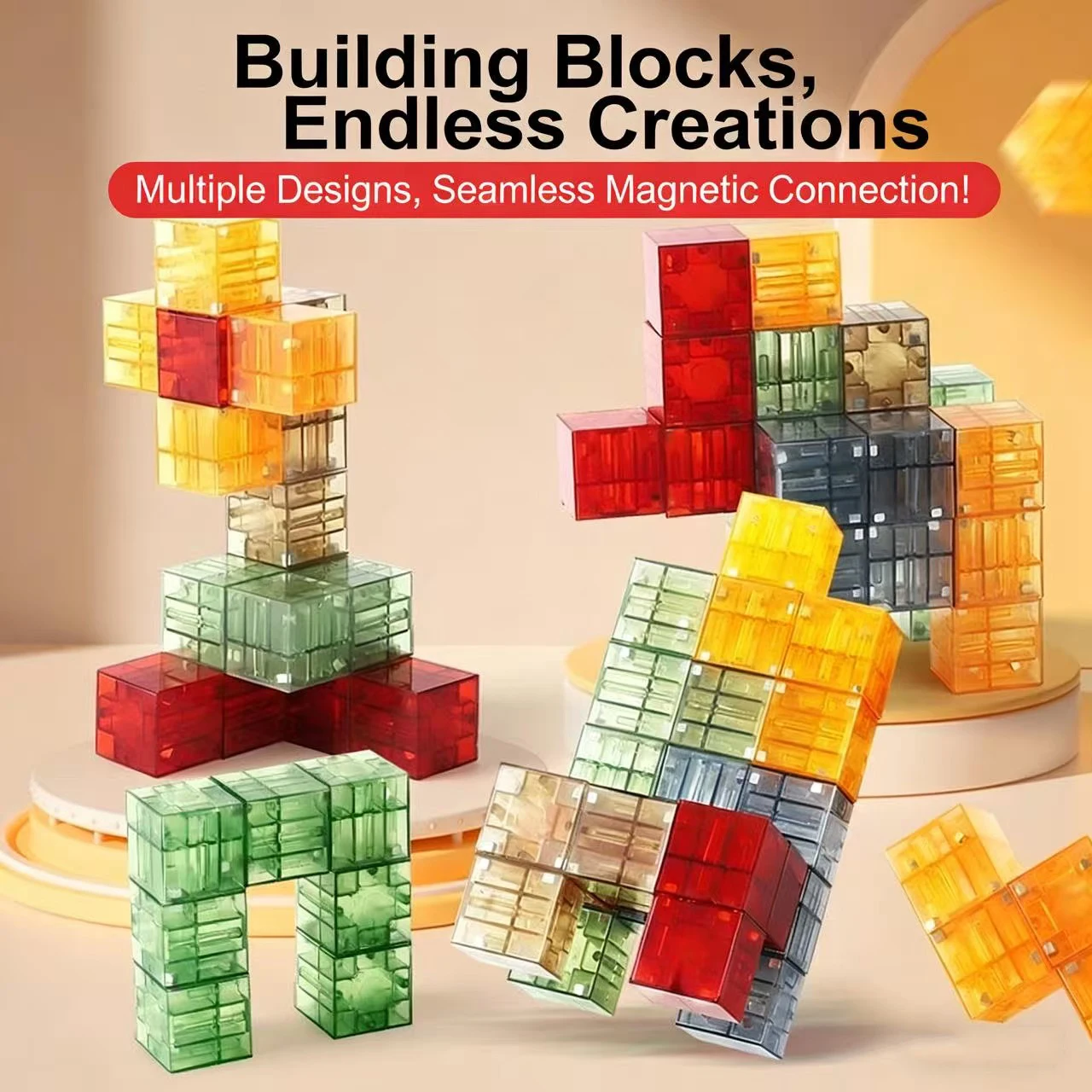 Bloques de construcción magnéticos educativos STEM para niños - imagen 5