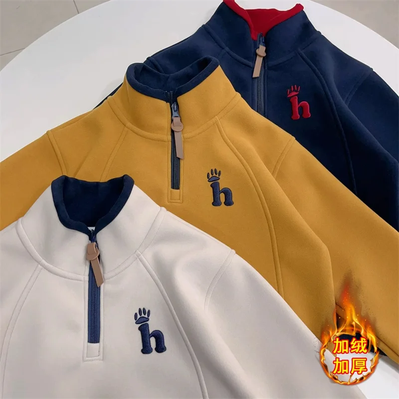 Jersey de invierno acolchado de manga larga para niños - imagen 4
