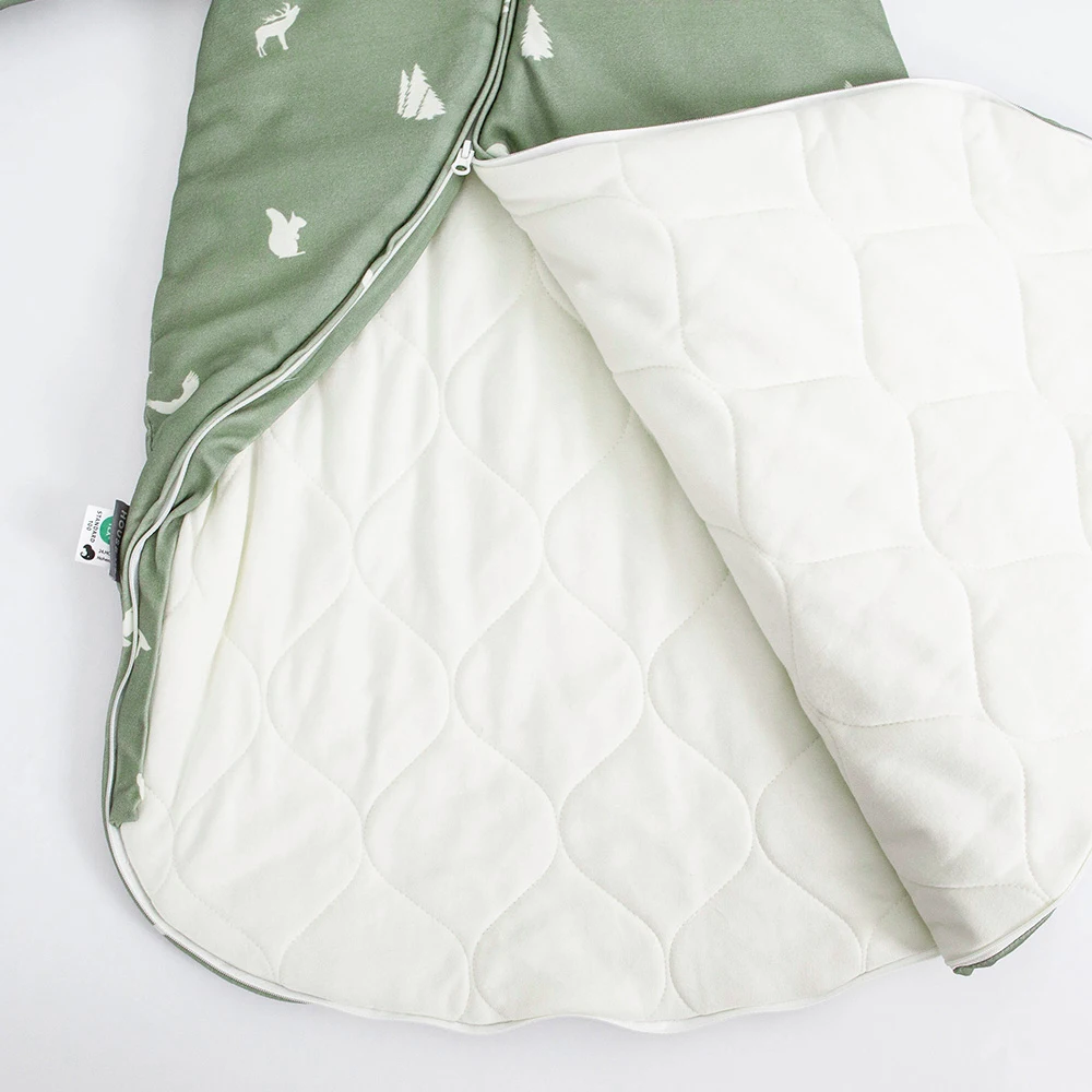 Saco de dormir bebé con mangas extraíbles – Manta antipatadas unisex - imagen 3