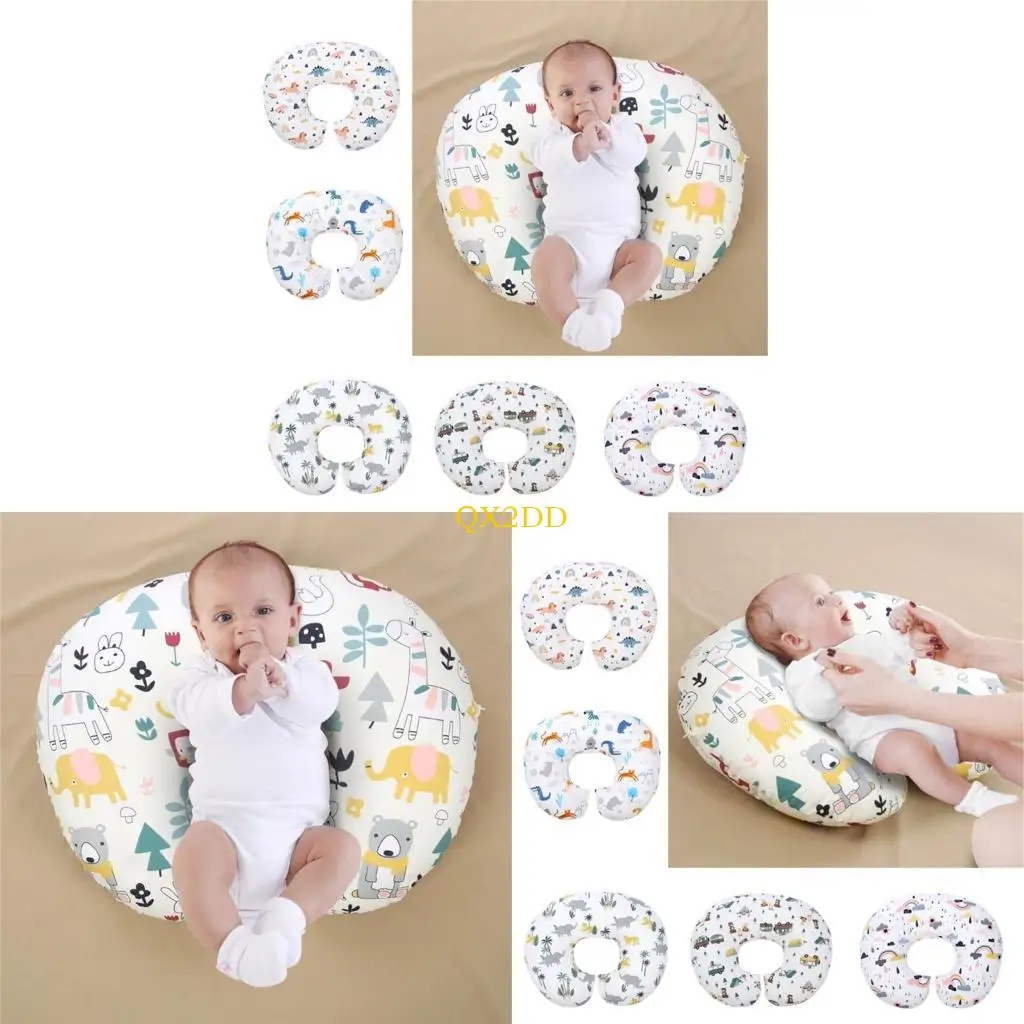 Almohada de lactancia con soporte para biberón y unión madre-bebé - imagen 3