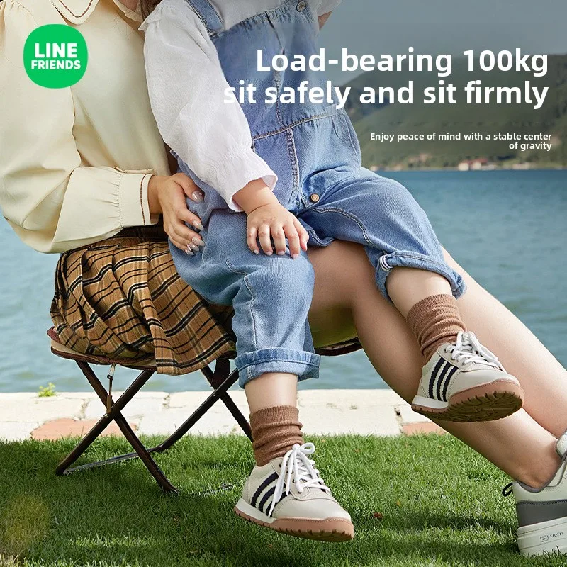 Silla plegable portátil ultraligera con asa para camping y picnic - imagen 5