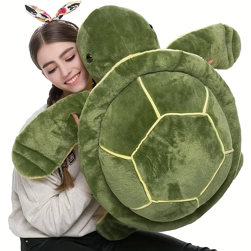 Mamá y cría Tortuga de peluche marina para bebés – compañero de juegos - imagen 2
