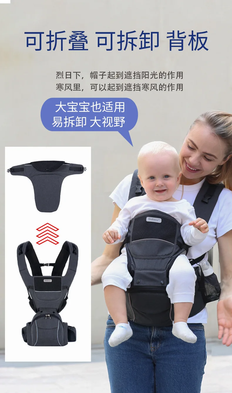 Mochila portabebés vista lateral