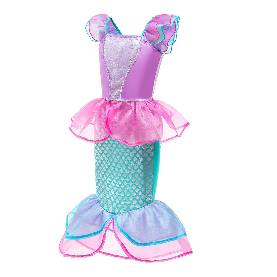 Vestido de sirenita para niña – Diseño Ariel licencias oficiales - imagen 3