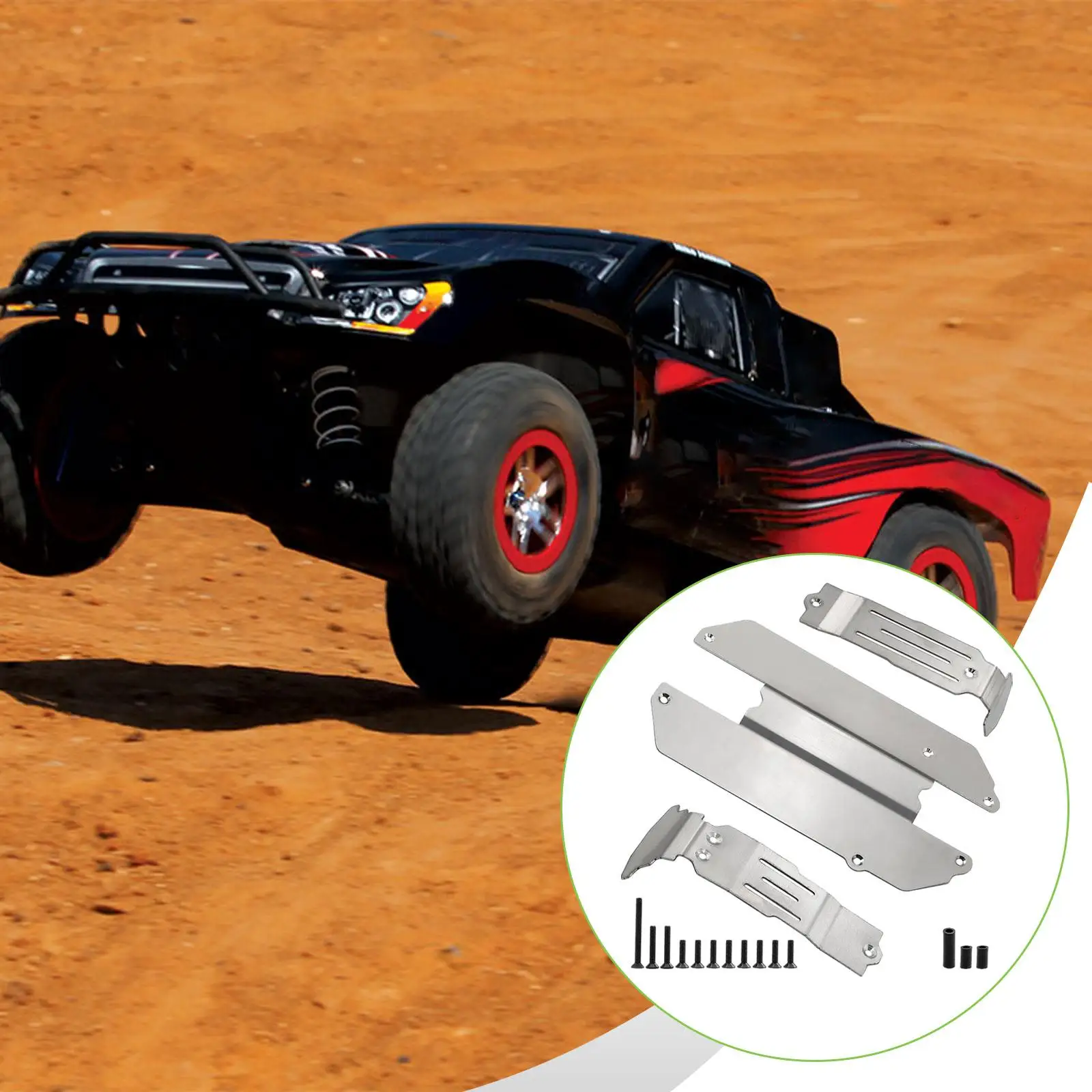 Mini 1: protectores de chasis resistentes para crawler RC - imagen 3