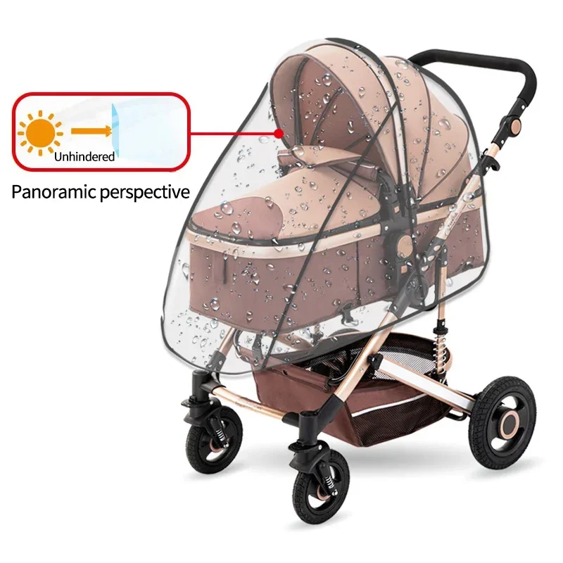 Funda impermeable para cochecito de bebé – Protección contra lluvia - imagen 5