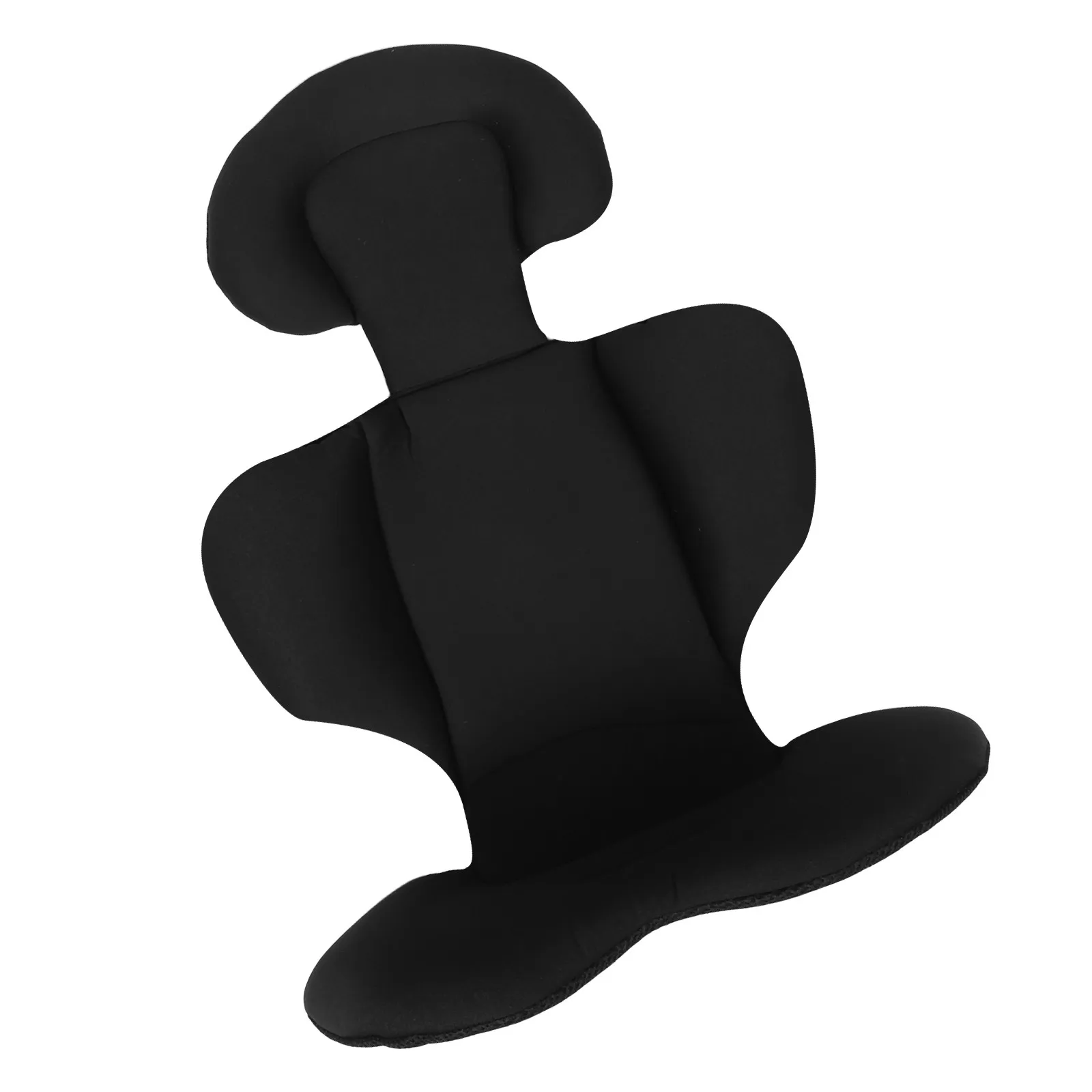 Cojín insertable para asiento de cochecito en color negro