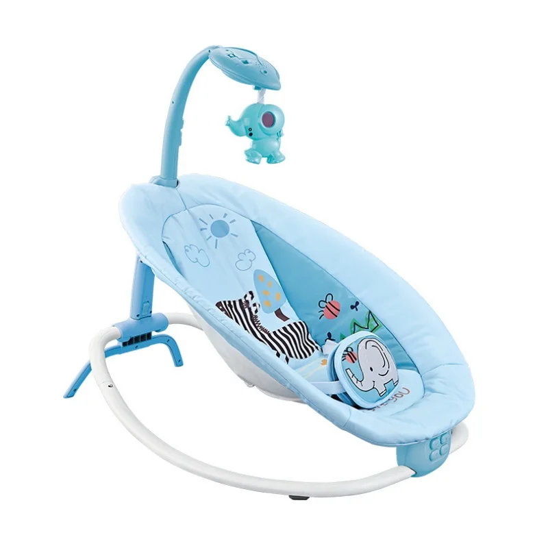 Mecedora plegable para bebé con asiento vibratorio y música - imagen 5
