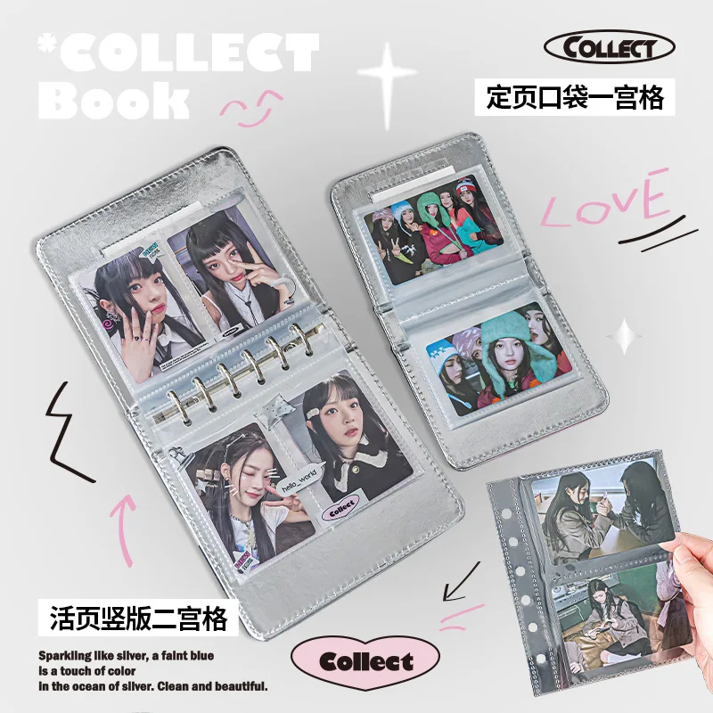 Álbum de fotos infantil K-Pop: soporte redondo para sesiones