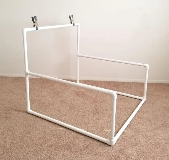 Detalle del soporte PVC portátil para sesiones de bebé