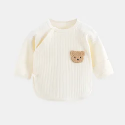 Somenie Conjunto de verano para recién nacido en algodón con capucha