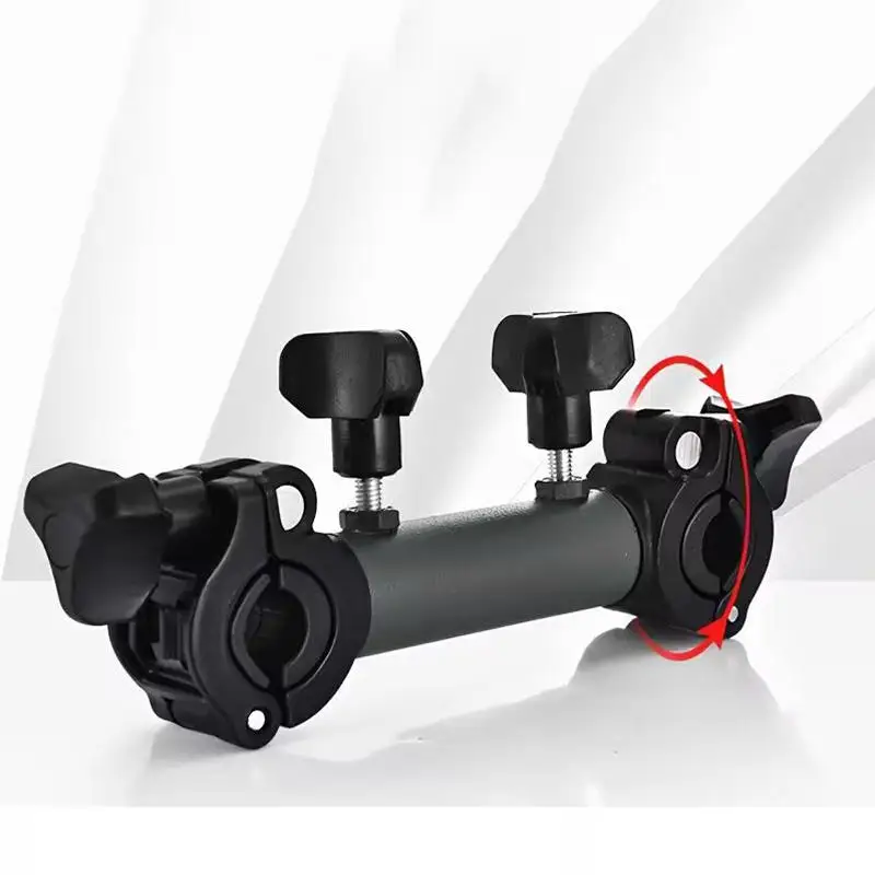 Soporte giratorio ajustable para sombrilla en silla de pesca