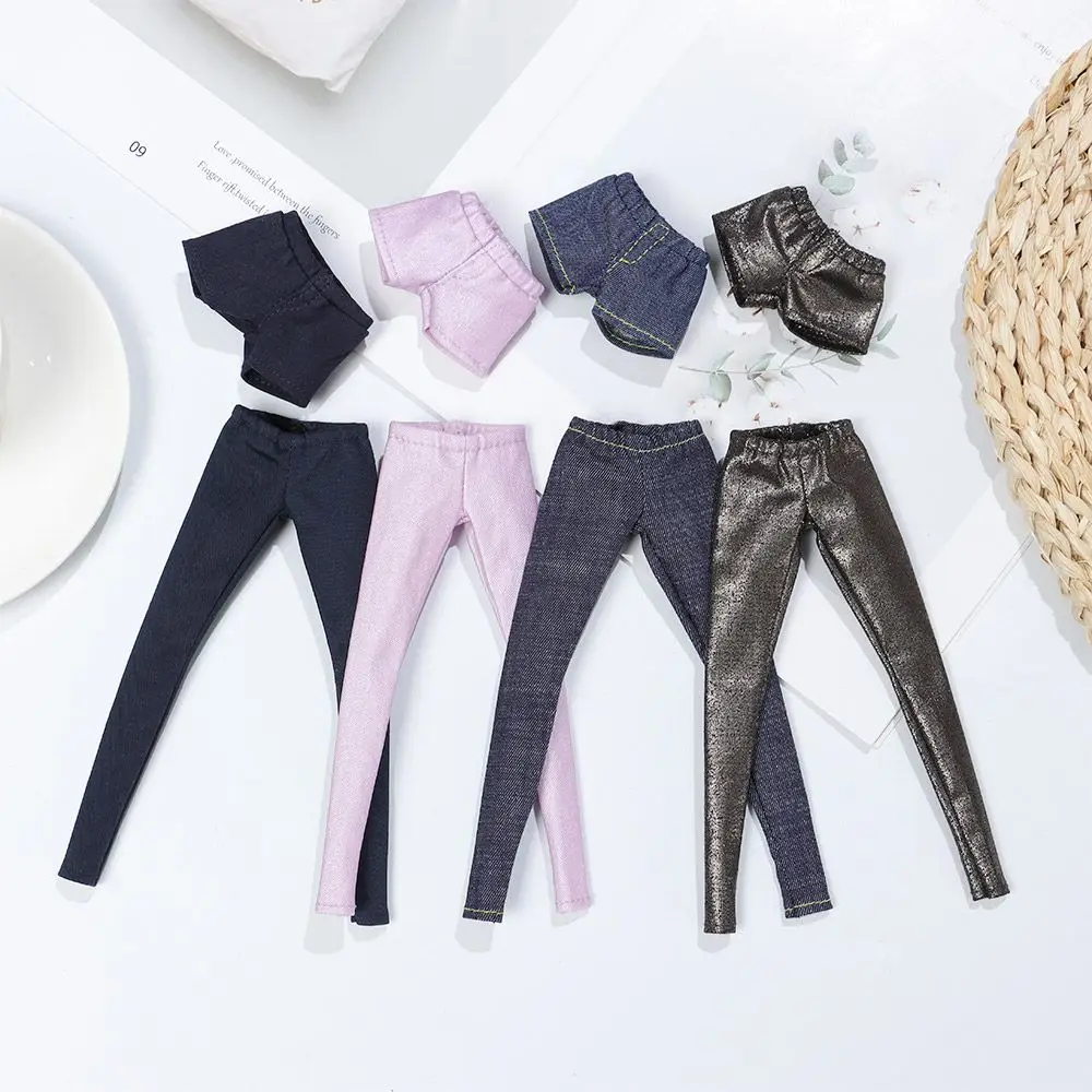 Pantalón vaquero corto con acabado desgastado para muñeca BJD
